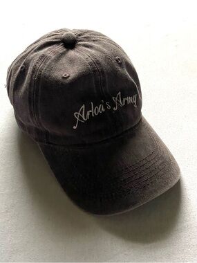 Arloa's Army Embroidered Baseball Cap - Dark Brown